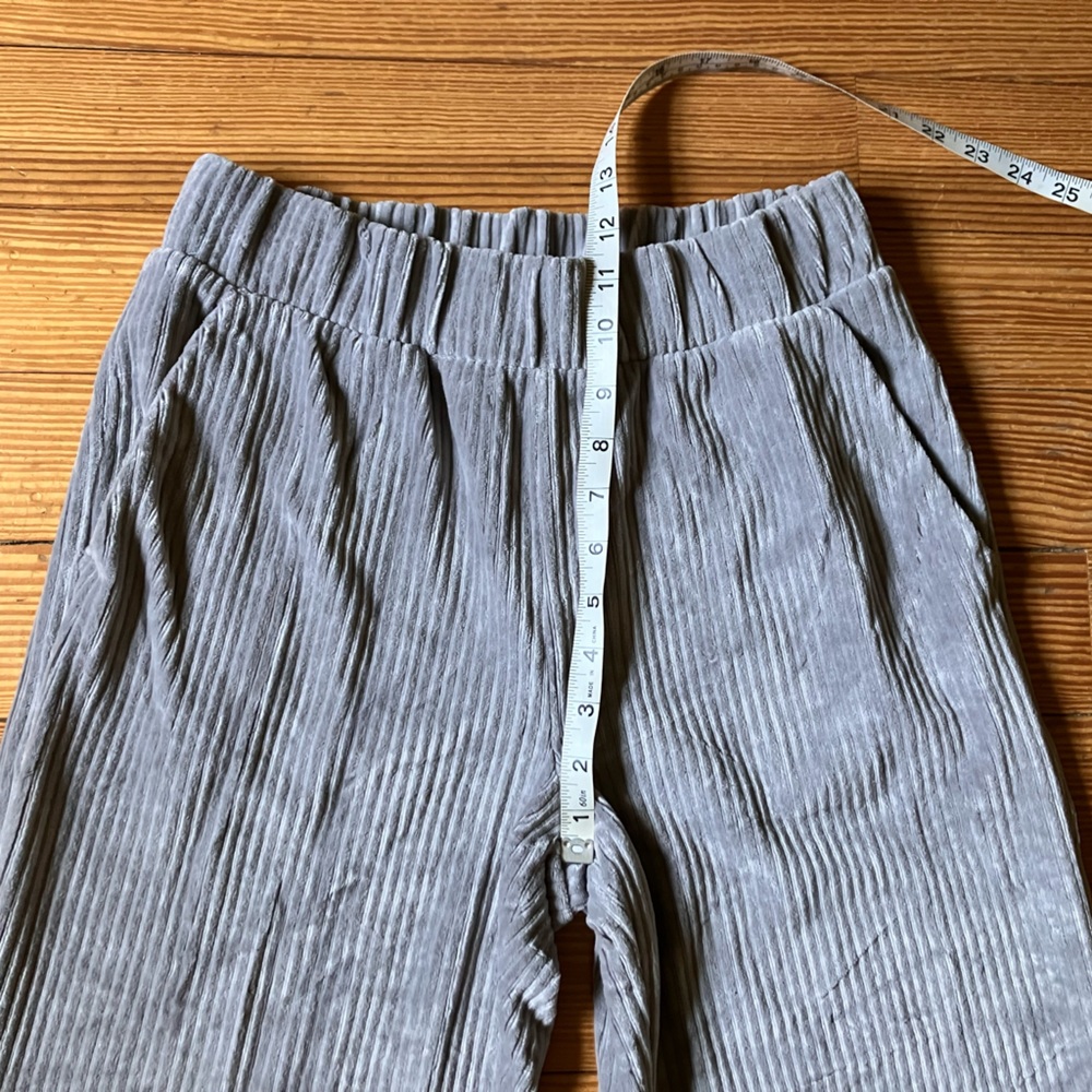 a new day Gray Velour Ribbed Sweatpants Sz XS. - Picture 5 of 7